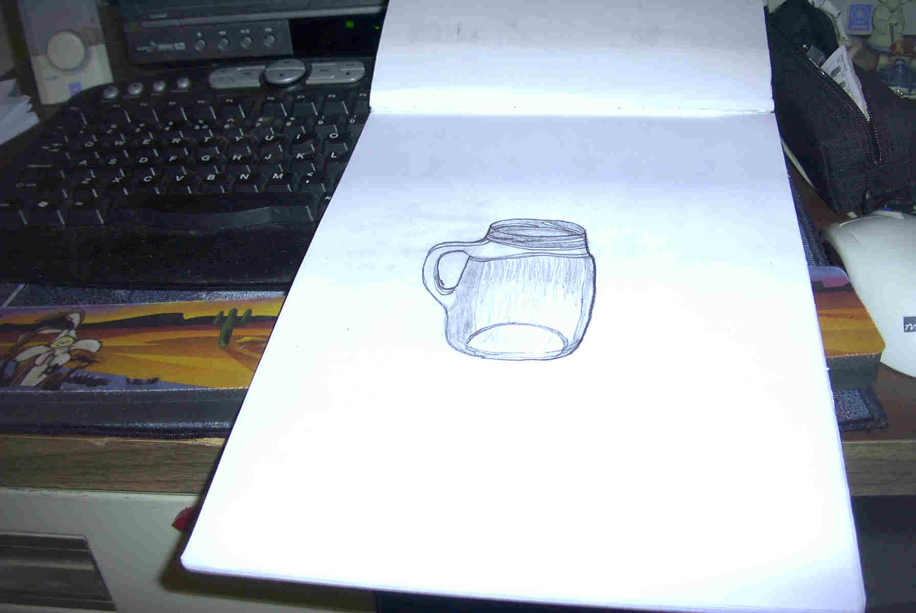 Empty Glass Cup